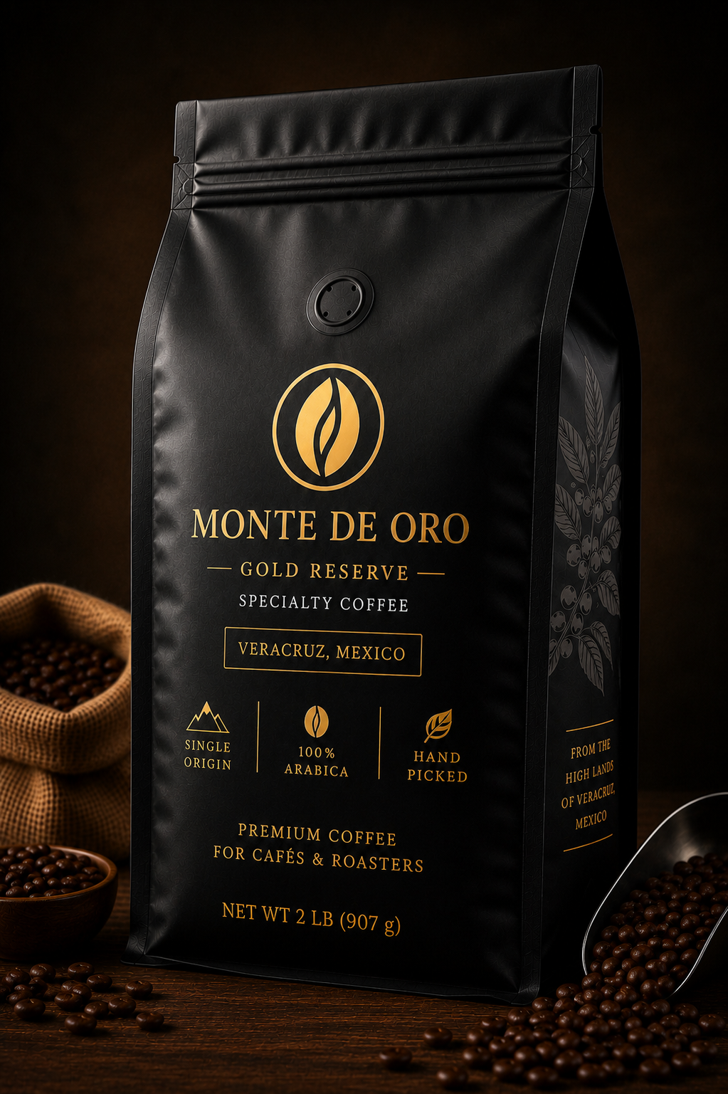 Monte de Oro Gold Reserve Specialty Coffee – 2 LB
